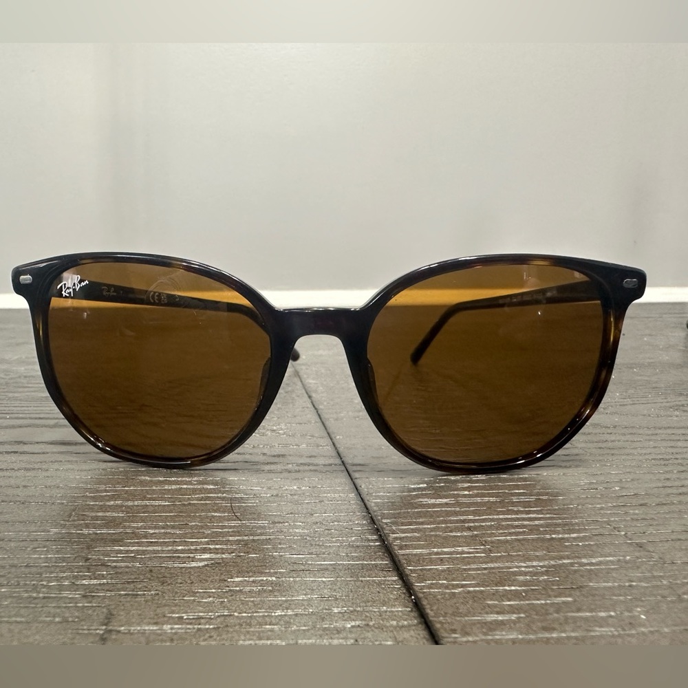 Ray-Ban Elliot Polished Havana Frame Brown Lenses